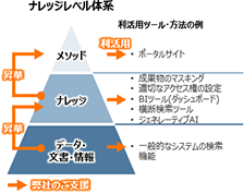 情報の活用効果最大化と価値向上をめざした仕組みを整備のイメージ図