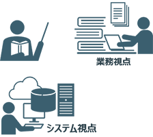 二つの視点からのアプローチのイメージ図